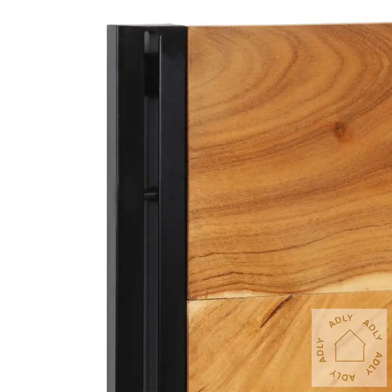 Sengegavl 120 Cm Heltre Akasie Og Jern