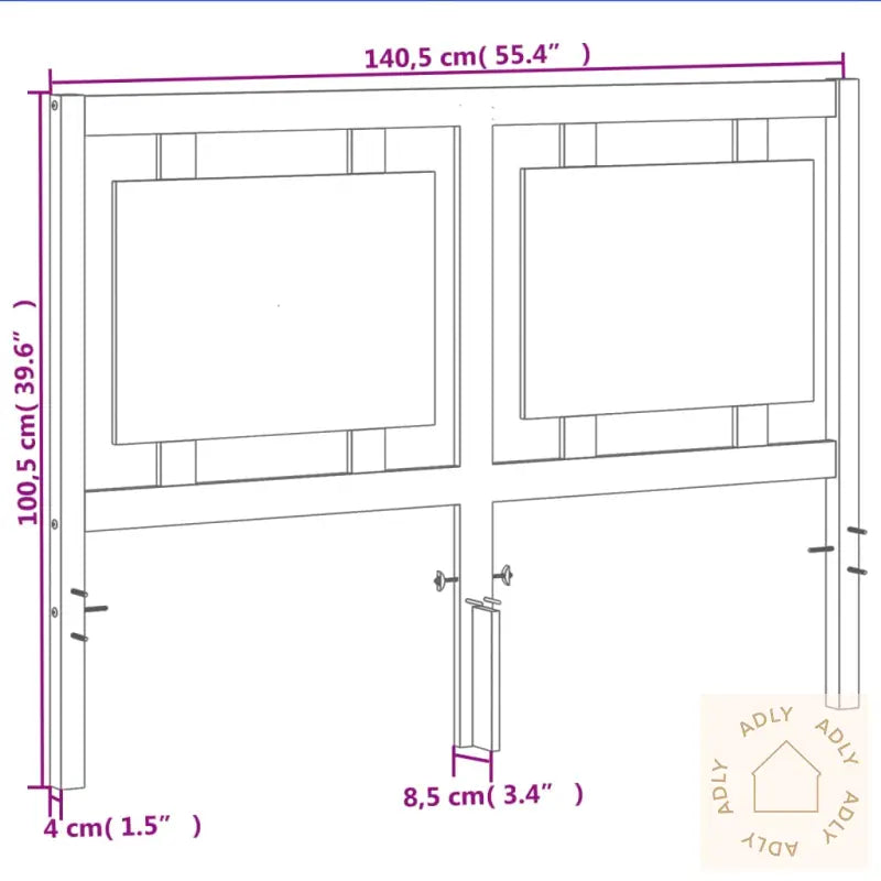 Hodegavl Voksbrun 135 Cm Heltre Furu
