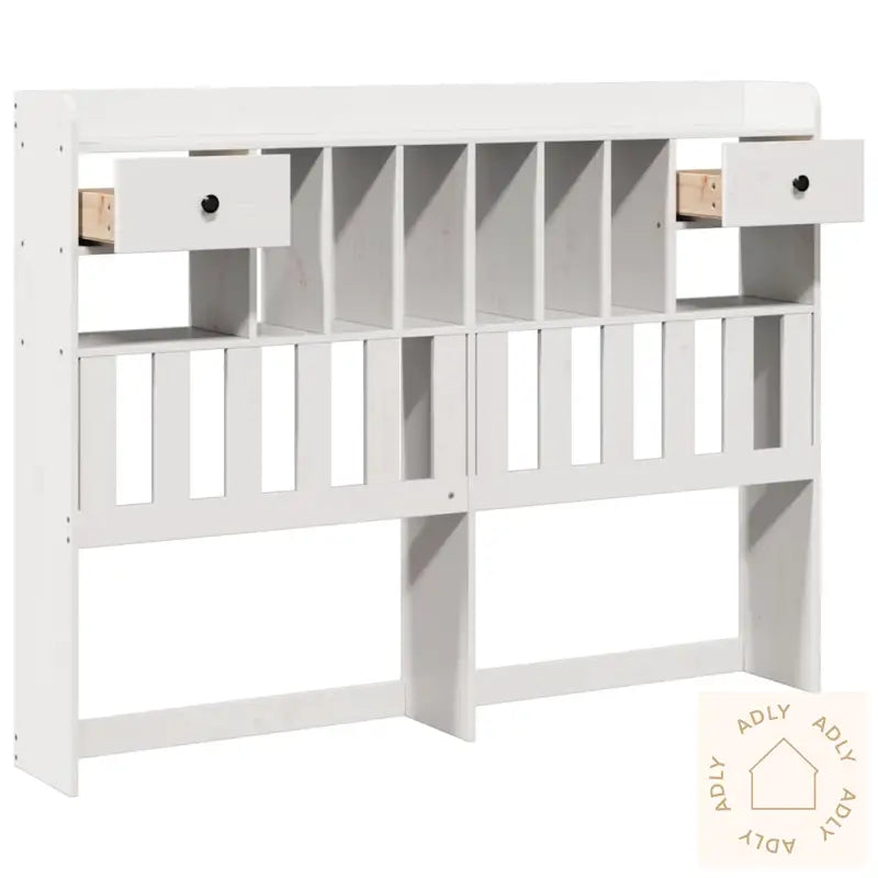 Hodegavl Med Oppbevaring Hvit 150 Cm Heltre Furu