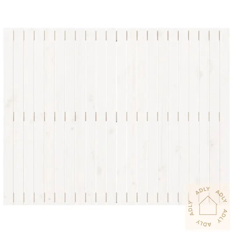Veggmontert Sengegavl Hvit 140X3X110 Cm Heltre Furu