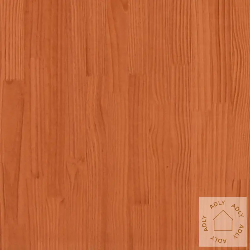 Bokhylle Sengegavl L-Formet Voksbrun 160 Cm Heltre Furu