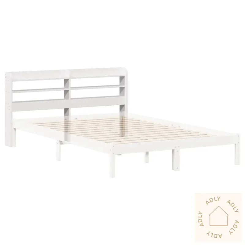 Hodegavl Med Hyller Hvit 120 Cm Heltre Furu