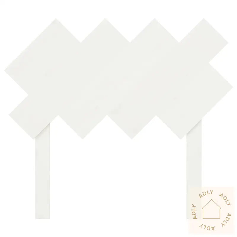 Sengegavl Hvit 92X3X81 Cm Heltre Furu