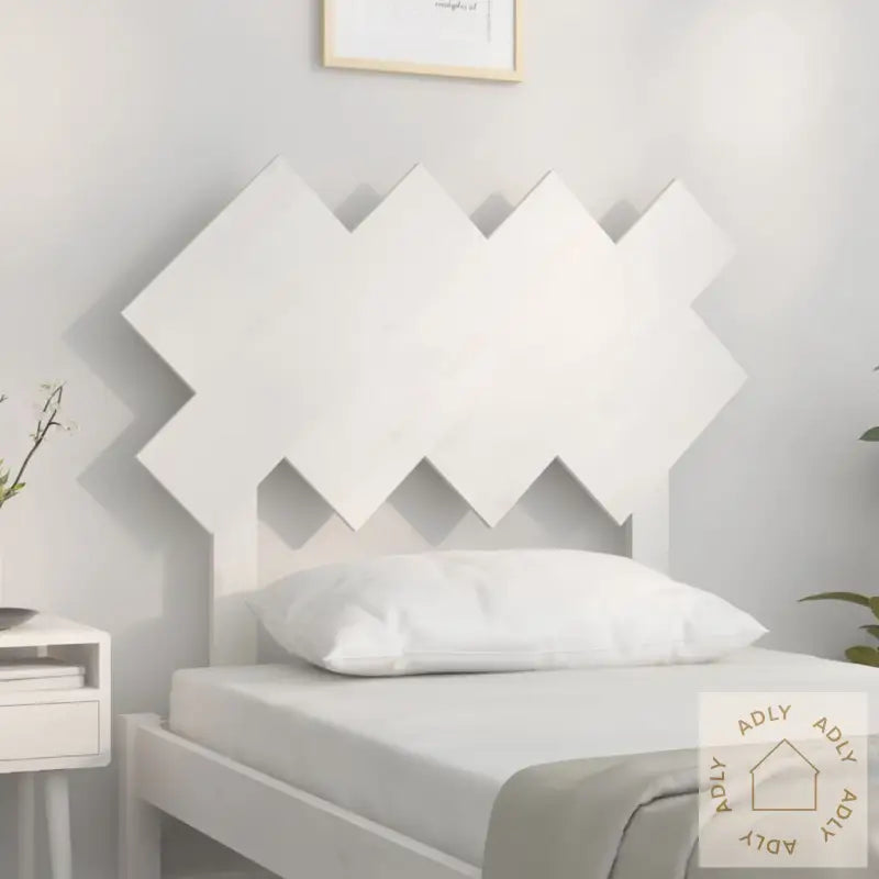 Sengegavl Hvit 92X3X81 Cm Heltre Furu
