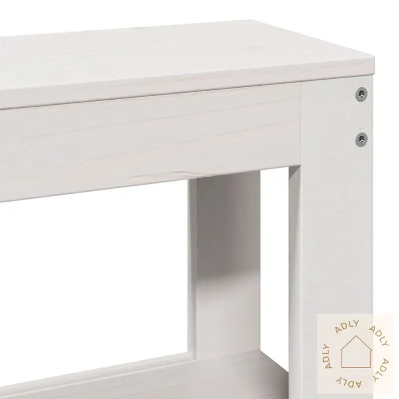 Hodegavl Med Hyller Hvit 180 Cm Heltre Furu