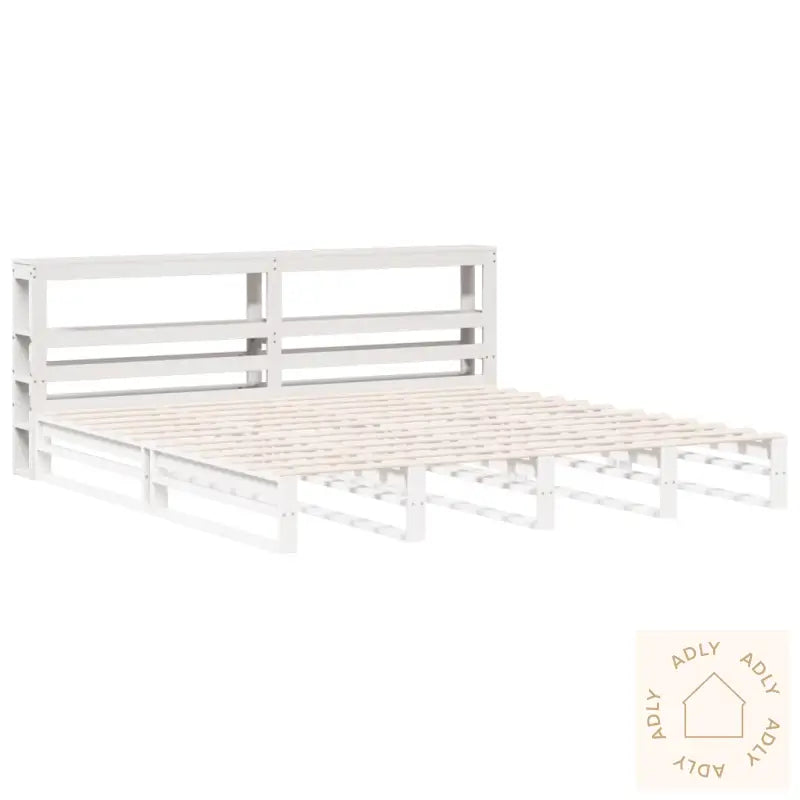 Hodegavl Med Hyller Hvit 180 Cm Heltre Furu