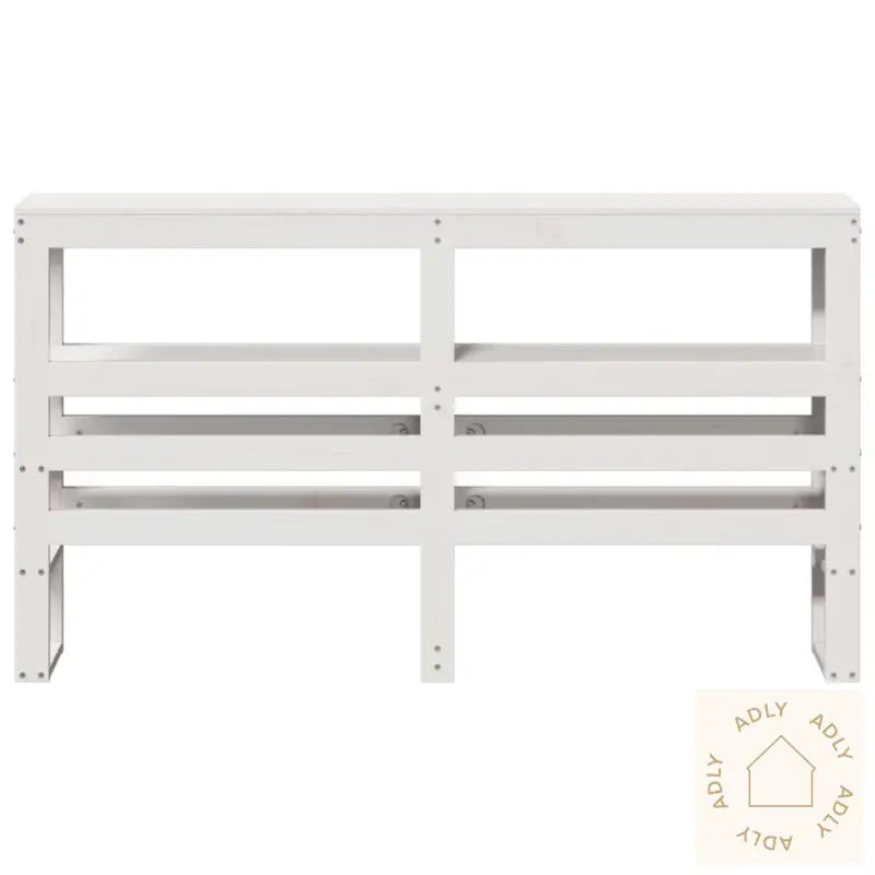 Hodegavl Med Hyller Hvit 150 Cm Heltre Furu