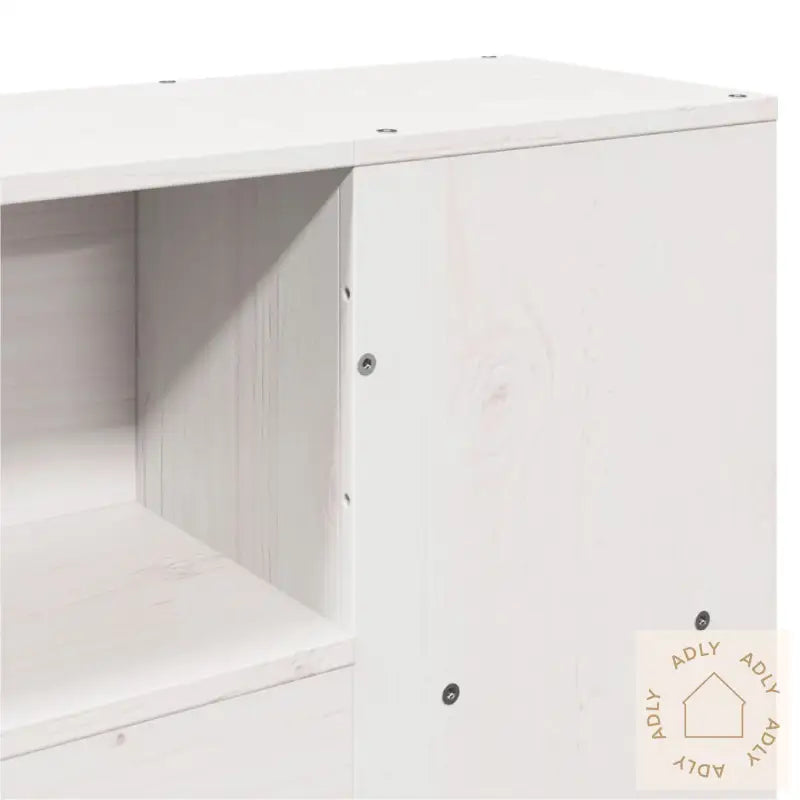 Hodegavl Med Oppbevaring Hvit 160 Cm Heltre Furu