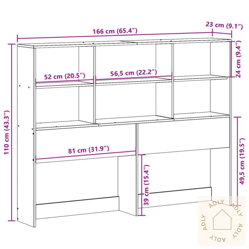 Hodegavl Med Oppbevaring Hvit 160 Cm Heltre Furu