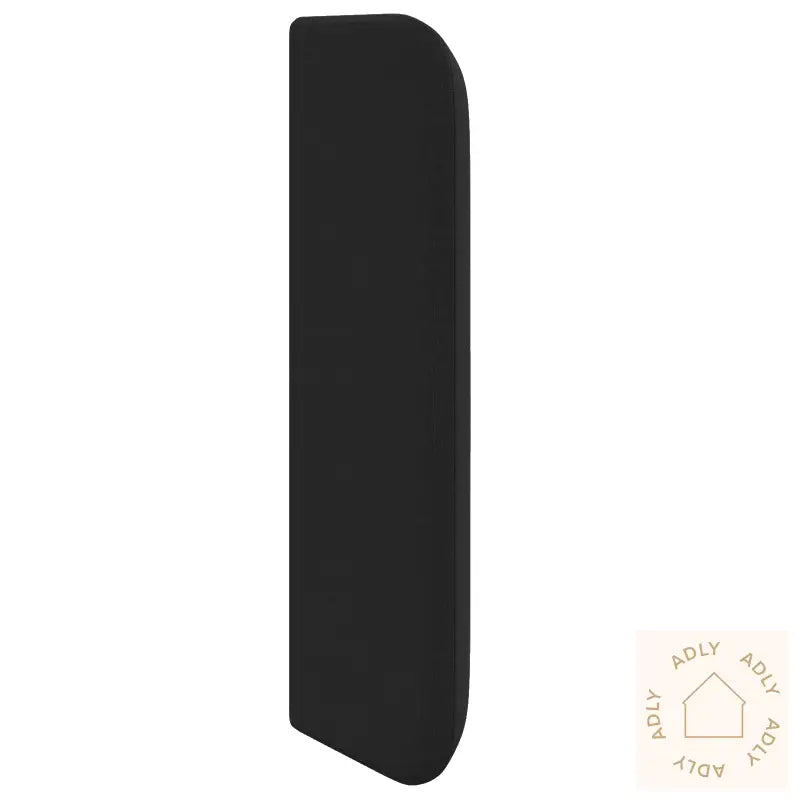Svart Hodegjerde Svart Tre Og Stoff Standard Holdbar