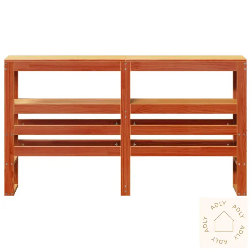 Hodegavl Med Hyller Voksbrun 140 Cm Heltre Furu