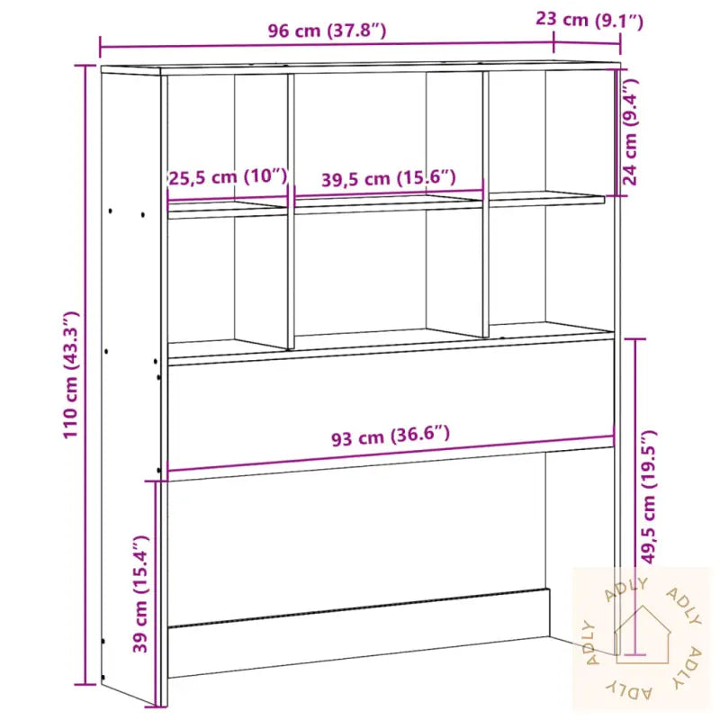 Hodegavl Med Oppbevaring 90 Cm Heltre Furu