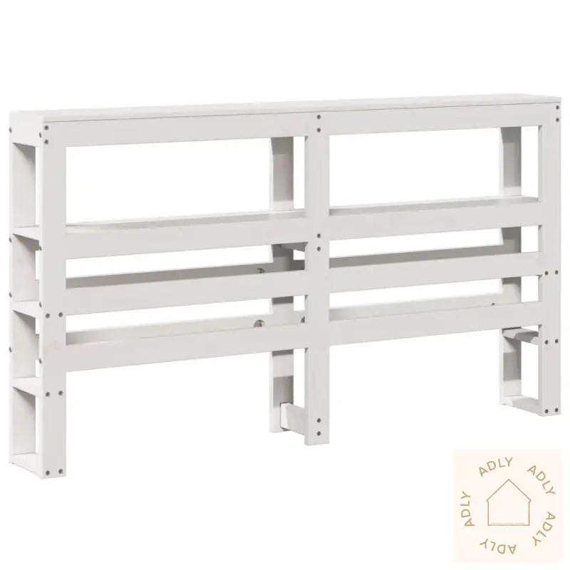 Hodegavl Med Hyller Hvit 120 Cm Heltre Furu