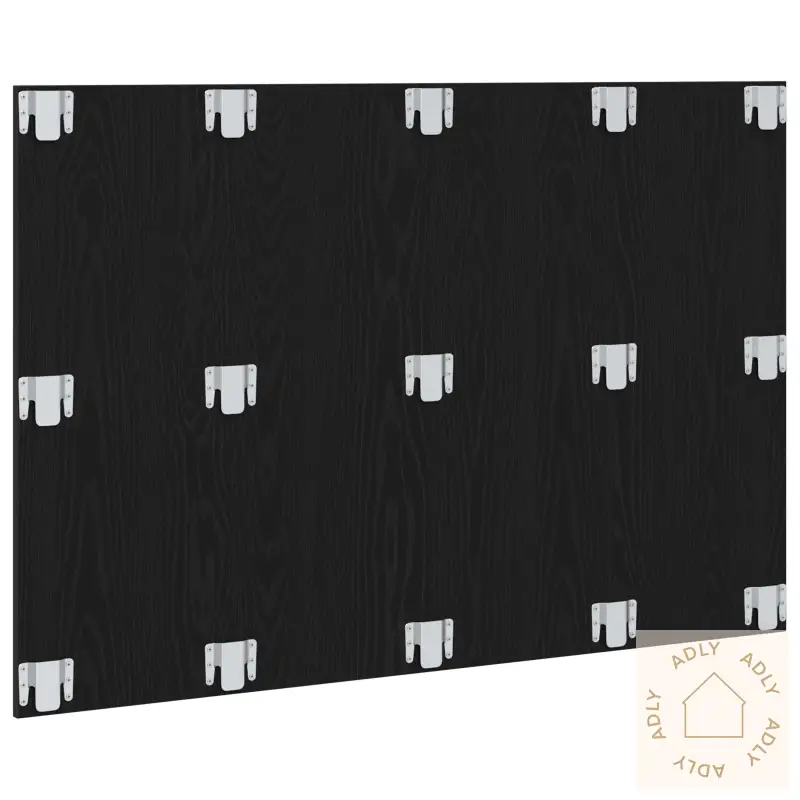 Seng Hodegavl Svart Eik 120X1,5X80 Cm Ingeniørtre