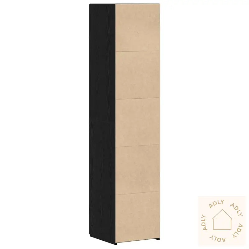 Høybord Svart Eik 40X42.5X185 Cm Konstruert Tre