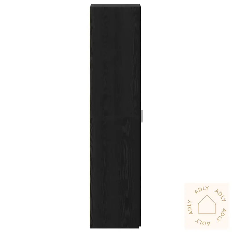 Høybord Svart Eik 40X42.5X185 Cm Konstruert Tre