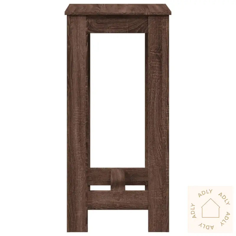 Barbord Brun Eik 51X50X103,5 Cm Konstruert Tre