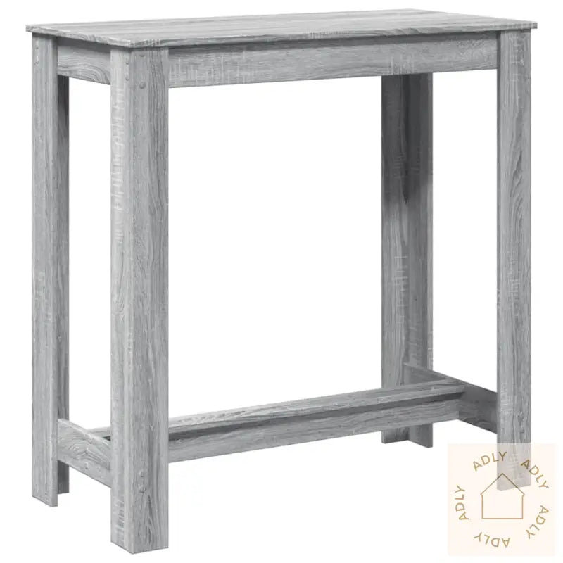 Barbord Grå Sonoma Eik 102X50X103,5 Cm Konstruert Tre