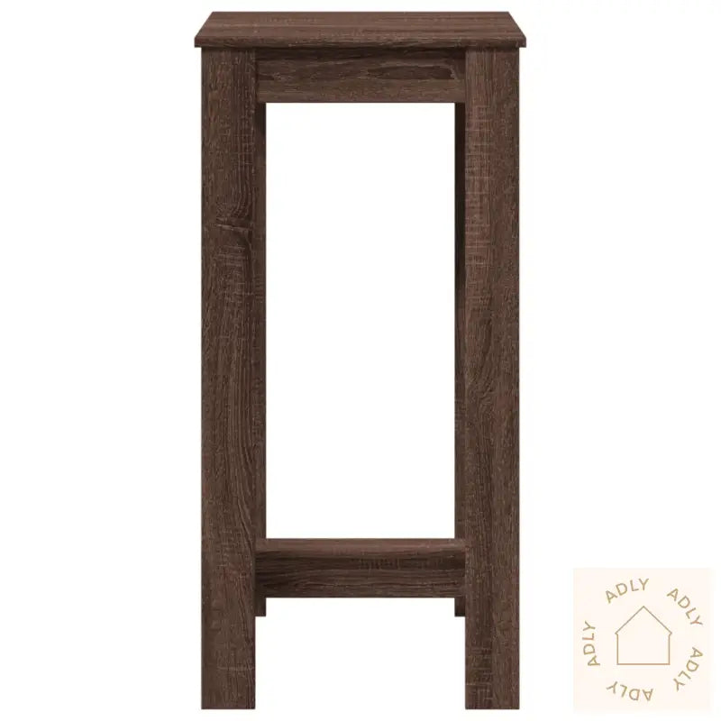 Barbord Brun Eik 51X50X103,5 Cm Konstruert Tre