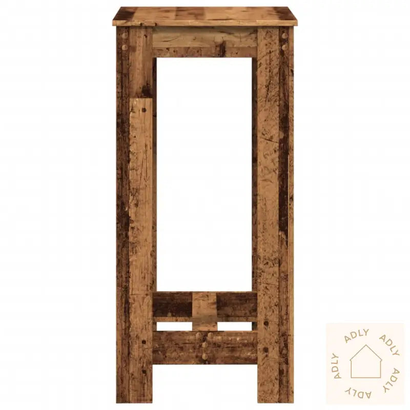 Barbord Gammelt Tre 51X50X103,5 Cm Konstruert Tre