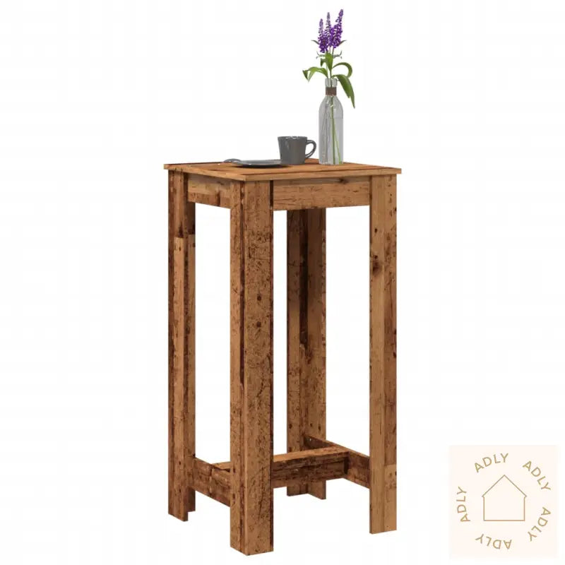 Barbord Gammelt Tre 51X50X103,5 Cm Konstruert Tre