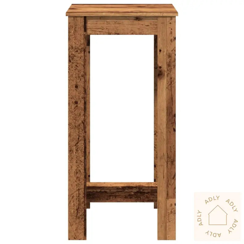 Barbord Gammelt Tre 51X50X103,5 Cm Konstruert Tre