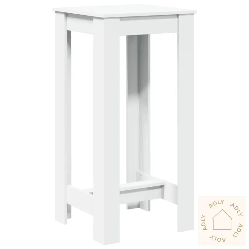 Barbord Hvit 51X50X103,5 Cm Konstruert Tre