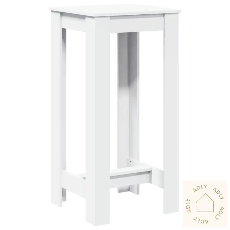 Barbord Hvit 51X50X103,5 Cm Konstruert Tre