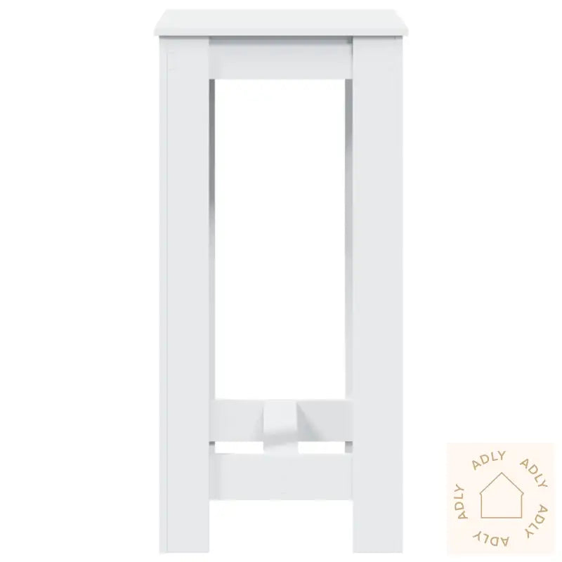 Barbord Hvit 51X50X103,5 Cm Konstruert Tre