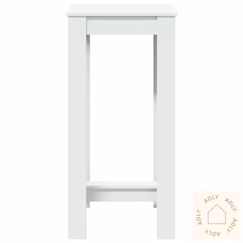 Barbord Hvit 51X50X103,5 Cm Konstruert Tre