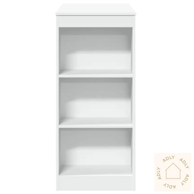 Barbord Med Stativer Hvit 95X47X103,5 Cm Konstruert Tre