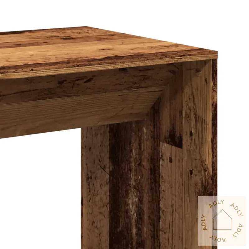 Barbord Gammelt Tre 51X50X103,5 Cm Konstruert Tre