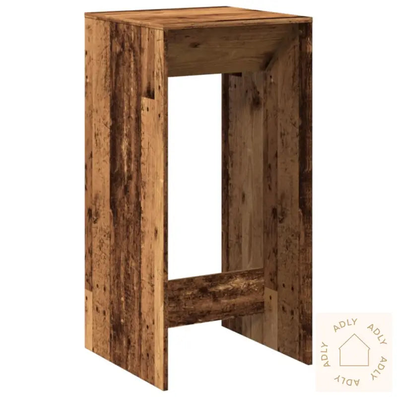 Barbord Gammelt Tre 51X50X103,5 Cm Konstruert Tre
