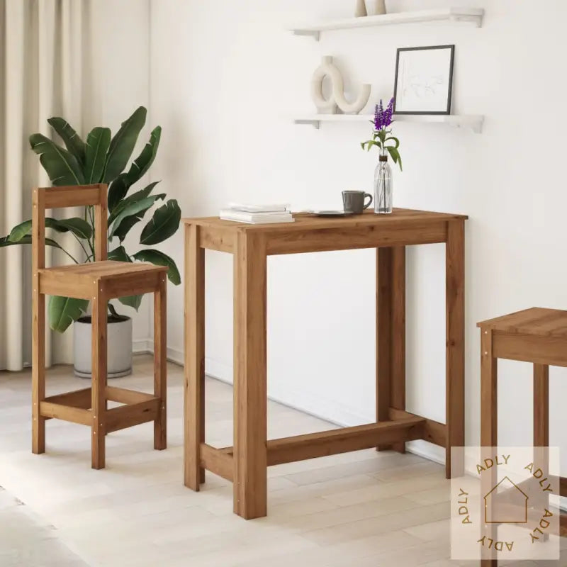 Barbord Artisan Eik 102X50X103,5 Cm Konstruert Tre