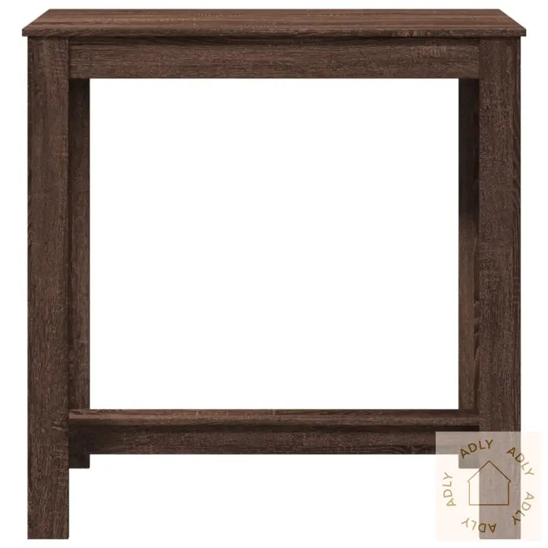 Barbord Brun Eik 102X50X103,5 Cm Konstruert Tre