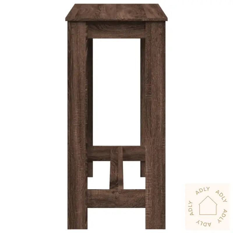 Barbord Brun Eik 102X50X103,5 Cm Konstruert Tre