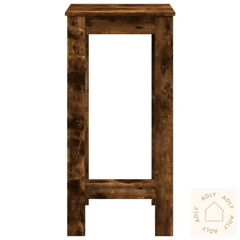 Barbord Røkt Eik 51X50X103,5 Cm Konstruert Tre