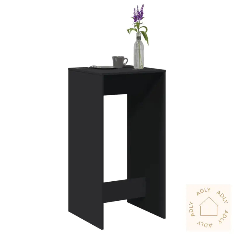 Barbord Svart 51X50X103,5 Cm Konstruert Tre