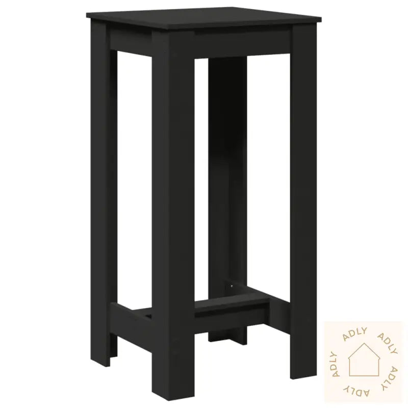Barbord Svart 51X50X103,5 Cm Konstruert Tre