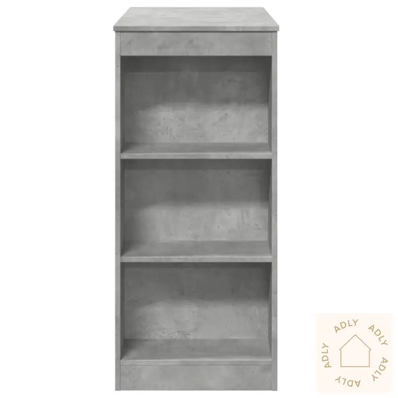 Barbord Med Stativer Betonggrå 95X47X103,5 Cm Konstruert Tre