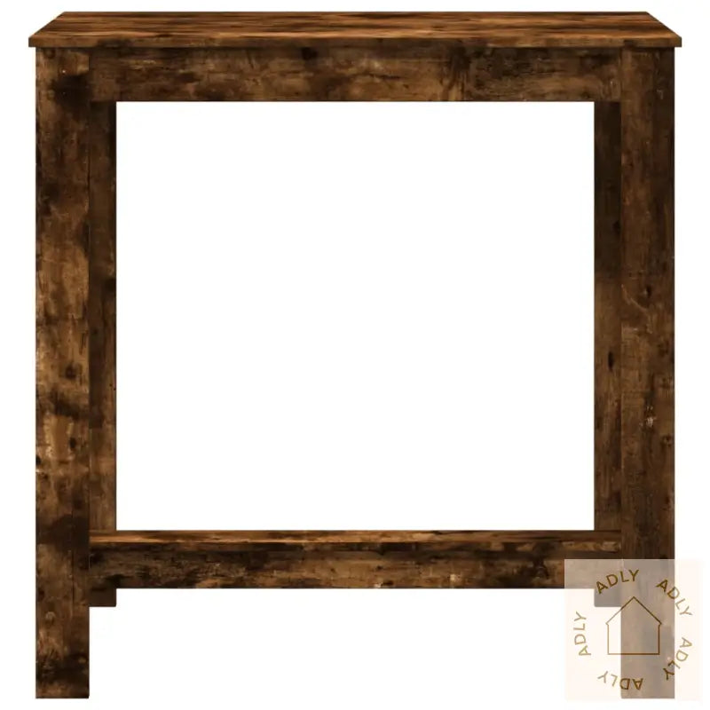Barbord Røkt Eik 102X50X103,5 Cm Konstruert Tre