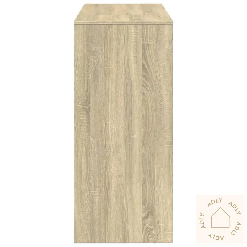 Barbord Med Hylle Sonoma Eik 124X46X103,5 Cm Konstruert Tre