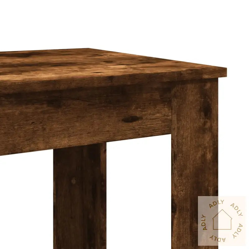 Barbord Røkt Eik 51X50X103,5 Cm Konstruert Tre