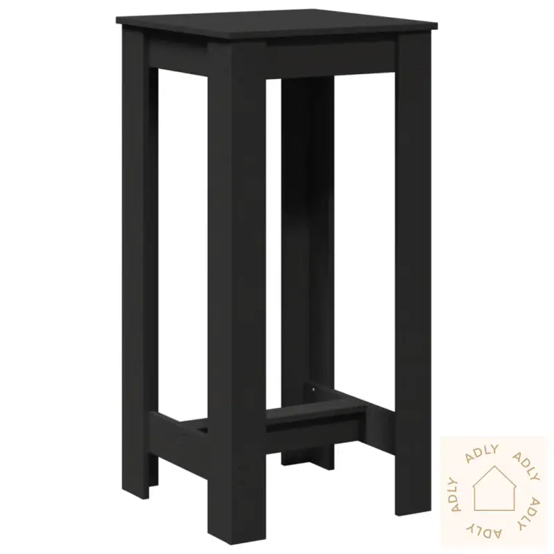 Barbord Svart 51X50X103,5 Cm Konstruert Tre