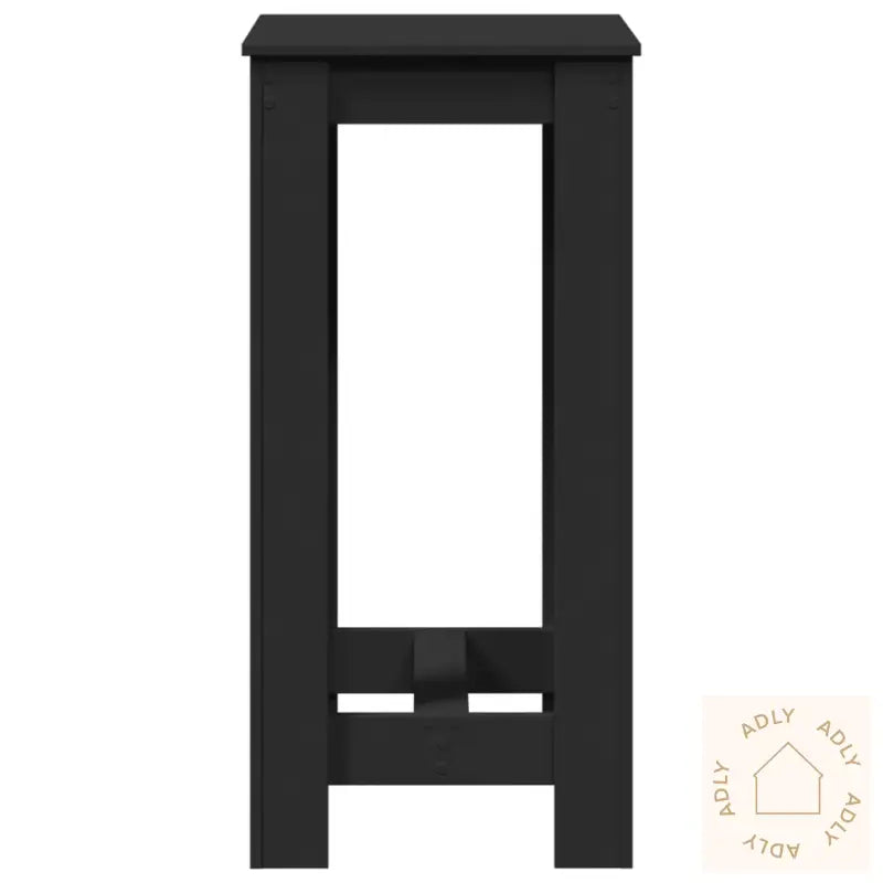 Barbord Svart 51X50X103,5 Cm Konstruert Tre