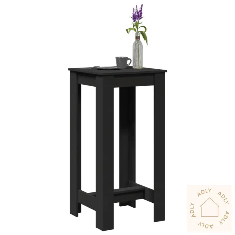 Barbord Svart 51X50X103,5 Cm Konstruert Tre