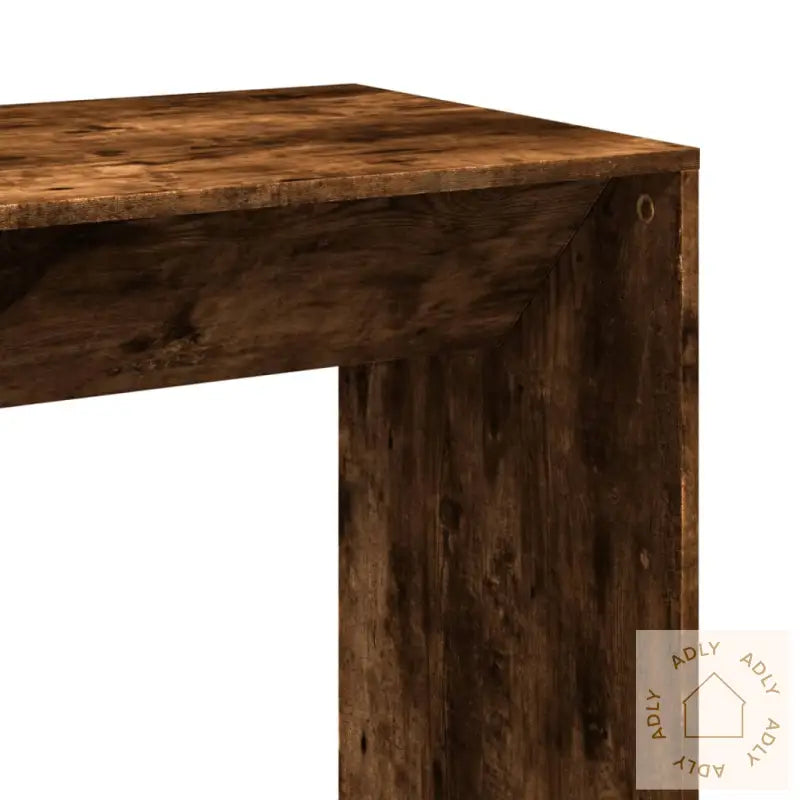 Barbord Røkt Eik 102X50X103,5 Cm Konstruert Tre