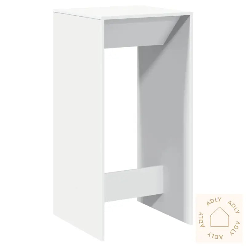 Barbord Hvit 51X50X103,5 Cm Konstruert Tre