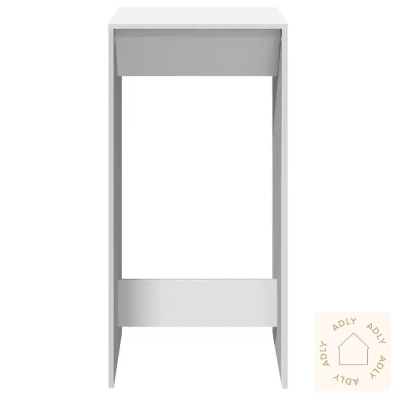 Barbord Hvit 51X50X103,5 Cm Konstruert Tre