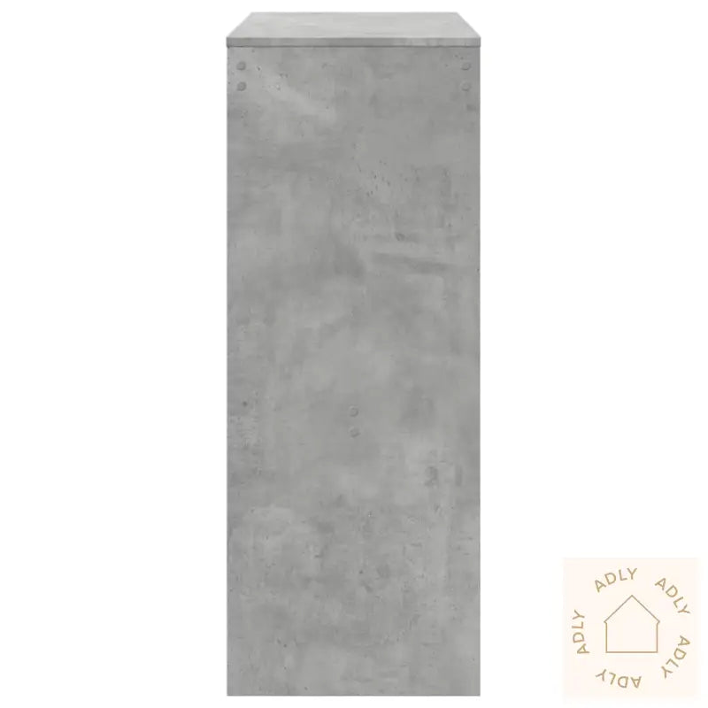 Barbord Med Stativer Betonggrå 90X40X103,5 Cm Konstruert Tre